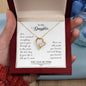 Forever Love Necklace For My Daughter with On Demand Message Card