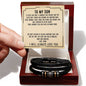 To My Son - Love you Forever Bracelet - My Love For You is Endless