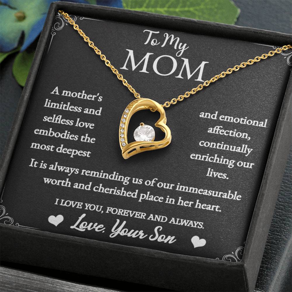 To My Mom - Forever Love Necklace - Love Your Son