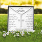 To My Daughter - Stainless Cross Necklace - Believe in yourself