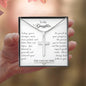 To My Daughter - Stainless Cross Necklace - Believe in yourself