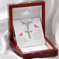 Stainless Cross Necklace For My Daughter w/ MC