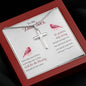 Stainless Cross Necklace For My Daughter w/ MC