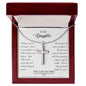 To My Daughter - Stainless Cross Necklace - Believe in yourself