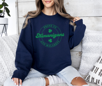 Load image into Gallery viewer, Navy Shenanigans sweatshirt
