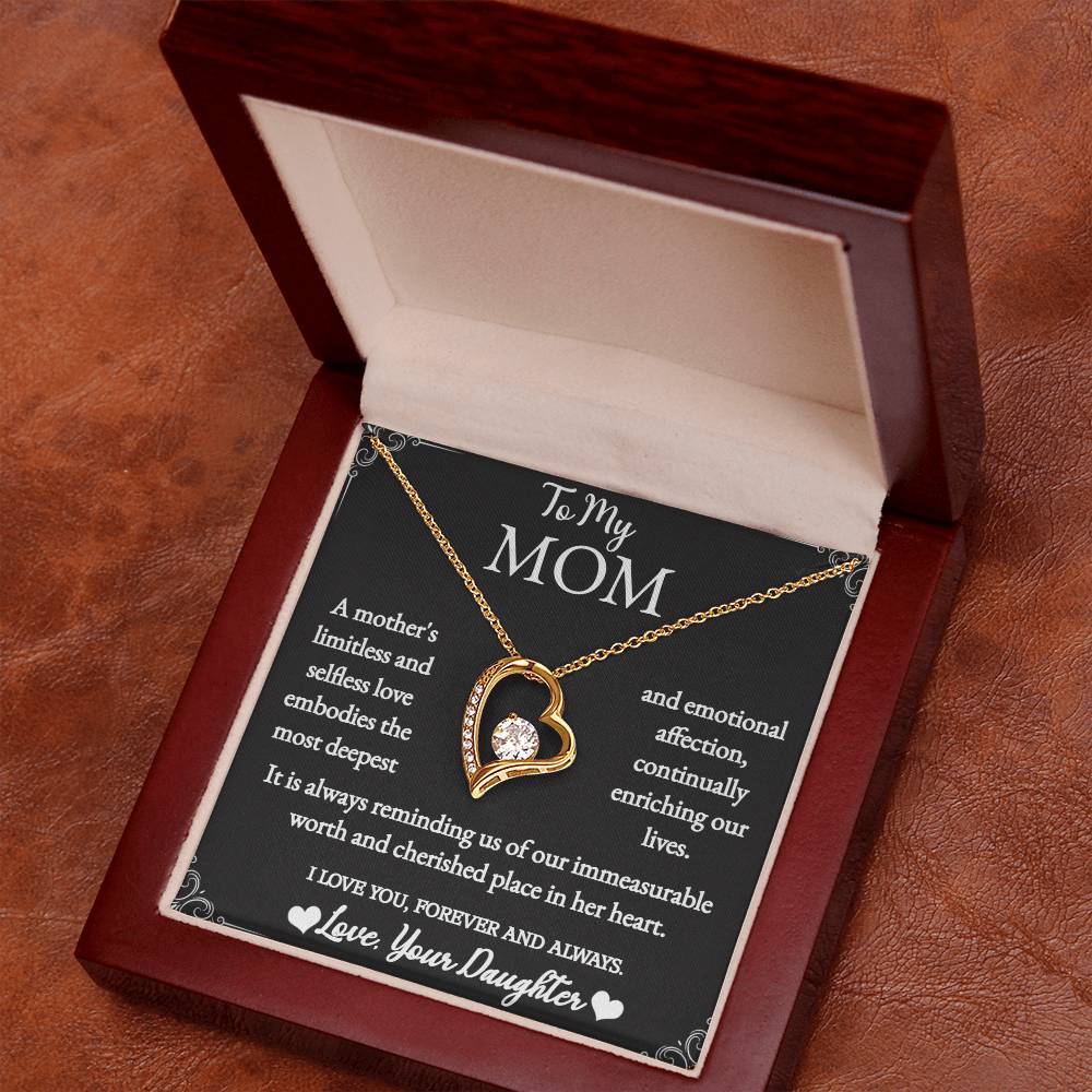 To My Mom - Forever Love Necklace - Love Your Daughter