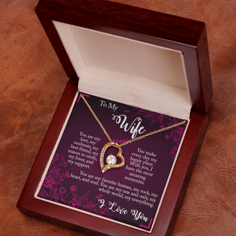 To My Wife - Forever Love Necklace - You Are my Soulmate