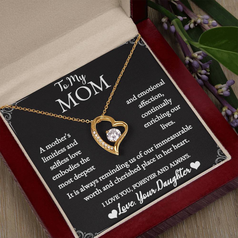 To My Mom - Forever Love Necklace - Love Your Daughter