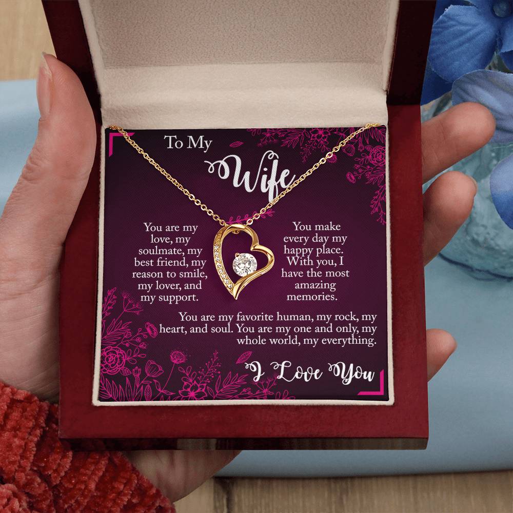 To My Wife - Forever Love Necklace - You Are my Soulmate