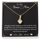 To My Bonus Mom Alluring Beauty Necklace