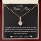 To My Bonus Mom Alluring Beauty Necklace