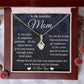 To My Mom - Alluring Beauty Necklace - Forever and Always