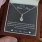To My Bonus Mom Alluring Beauty Necklace