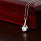 To My Bonus Mom Alluring Beauty Necklace