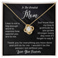 To The Greatest Mom - Love Knot Necklace - Love You Forever