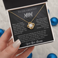 To The Greatest Mom Love Knot Necklace