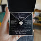To The Greatest Mom - Love Knot Necklace - Love You Forever