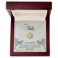 To My Wife - Love Know Necklace - Entrusting You With My Heart