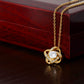 To The Greatest Mom Love Knot Necklace