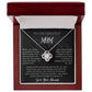 To The Greatest Mom Love Knot Necklace