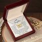 To My Daughter - Interlocking Hearts Necklaces - My love will last forever