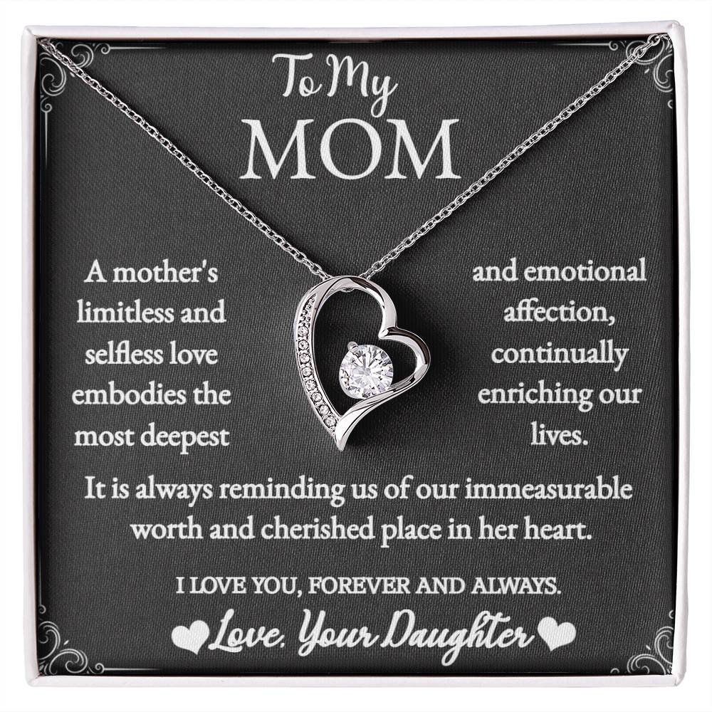 To My Mom - Forever Love Necklace - Love Your Daughter