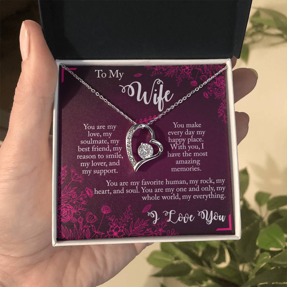 To My Wife - Forever Love Necklace - You Are my Soulmate