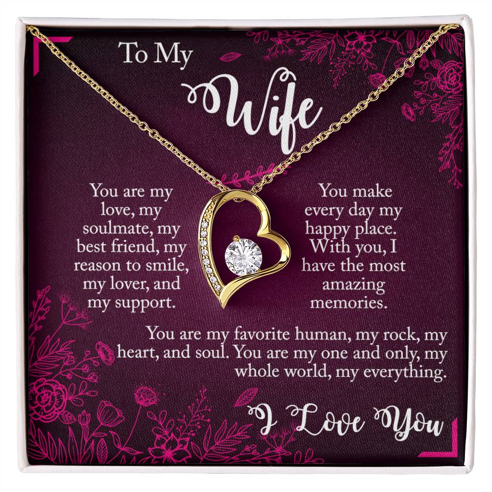 To My Wife - Forever Love Necklace - You Are my Soulmate