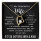 To My Gorgeous Wife - Forever Love Necklace - Amazing Blessing