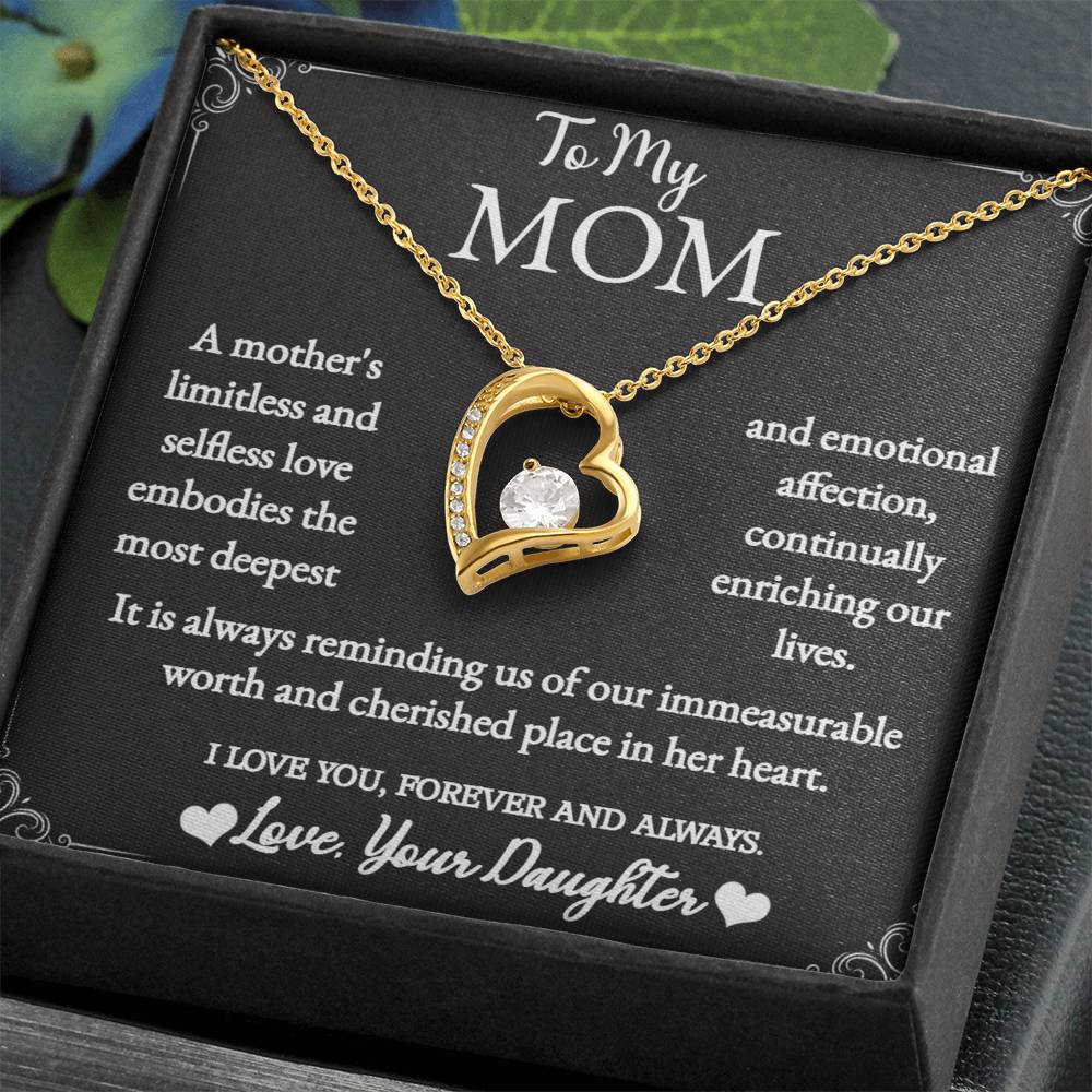 To My Mom - Forever Love Necklace - Love Your Daughter