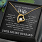 To My Gorgeous Wife - Forever Love Necklace - Amazing Blessing